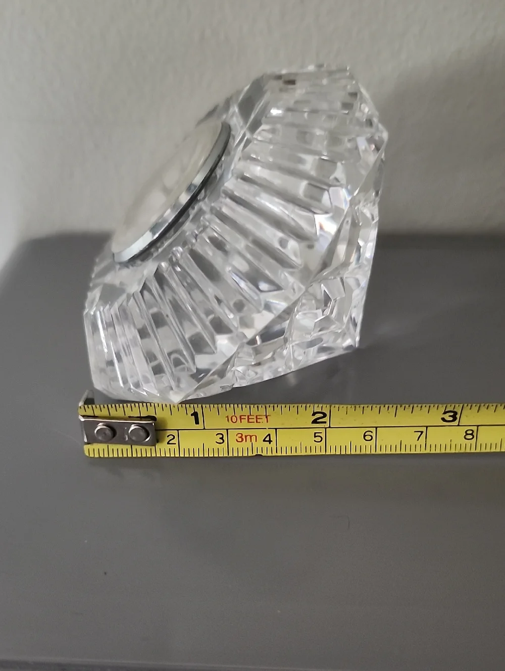 Waterford Lismore Diamond Crystal Clock